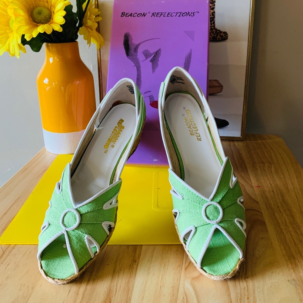 Beautiful Beacon  Reflections Wedge Shoes